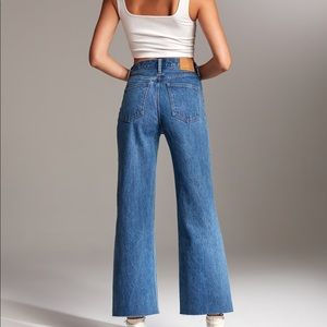 Denim Forum Farrah High Rise Wide Leg Jeans